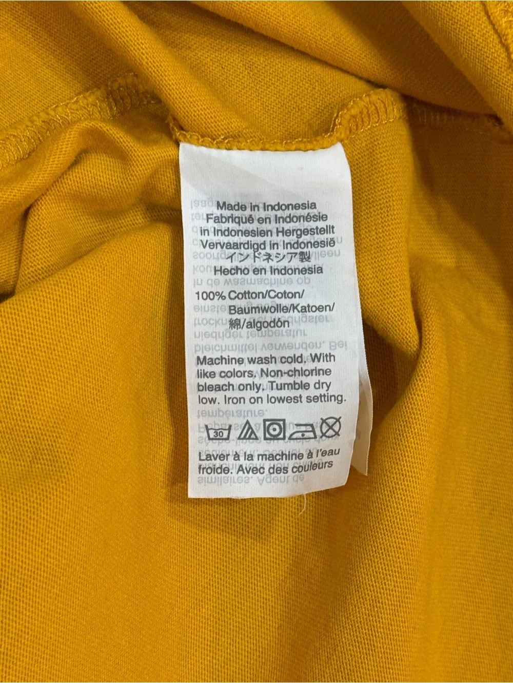 Madewell Mustard Yellow T-Shirt Dress Medium NWOT Cotton